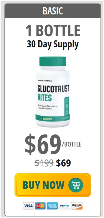 GlucoTrust Bites  1 bottle