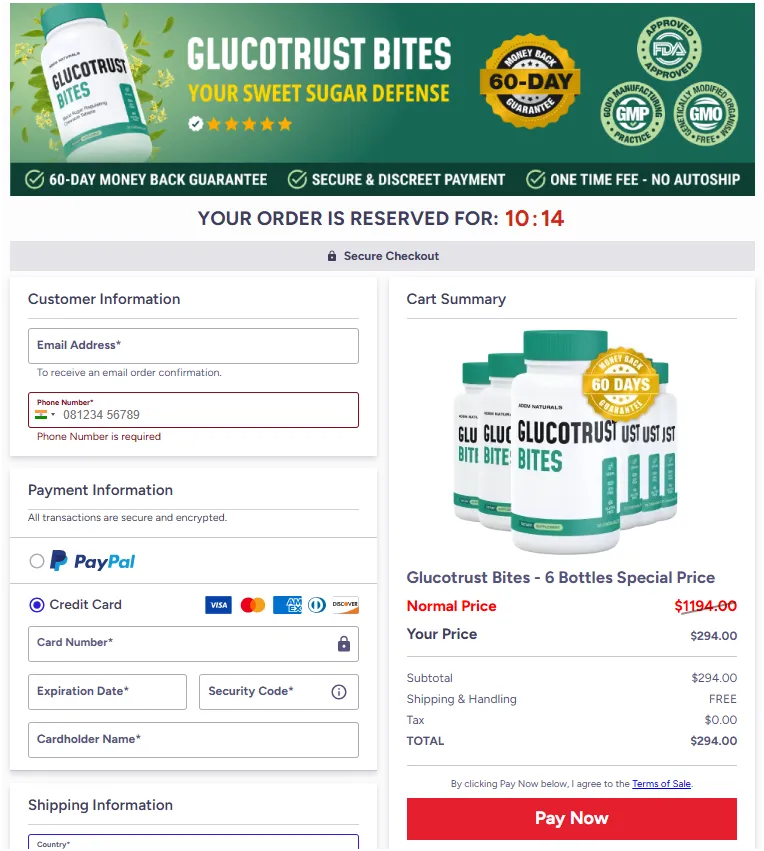 GlucoTrust Bites buy 1